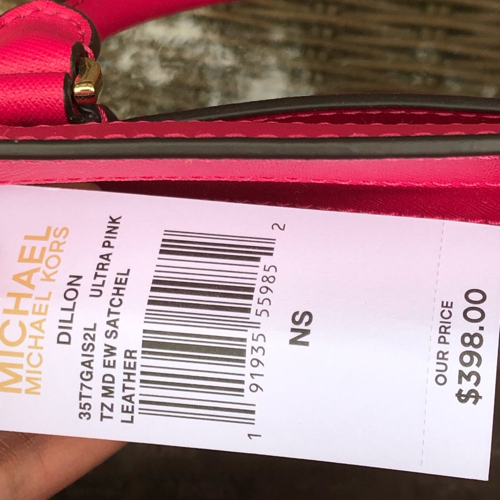 NWT Michael Kors md Dillon ultra pink handbag - Picture 4 of 8